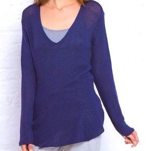 Wooden Ships SHIRT TAIL V TUNIC COTTON M/L